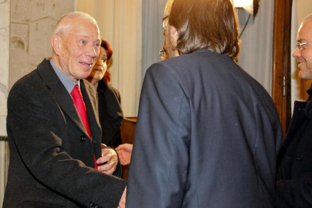 il maestro Luigi Fait ed il pianista Roberto Prosseda